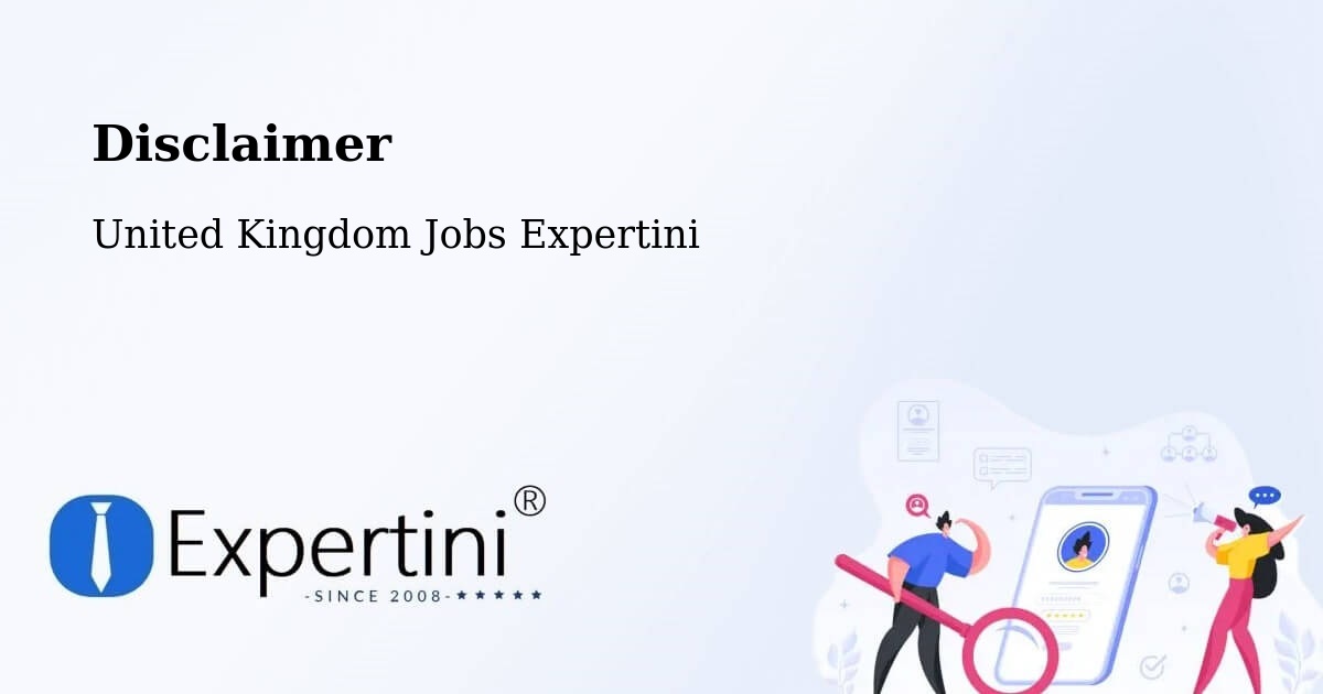 Disclaimer – Evanton - United Kingdom Jobs Expertini